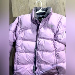 Women’s Purple North Face Puffer Coat- Size Small